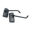 Universal M10 Motorcycle Retro Old School Square Style RearView Side Mirror For Harley / Triumph Bonneville T100 / Thruxton