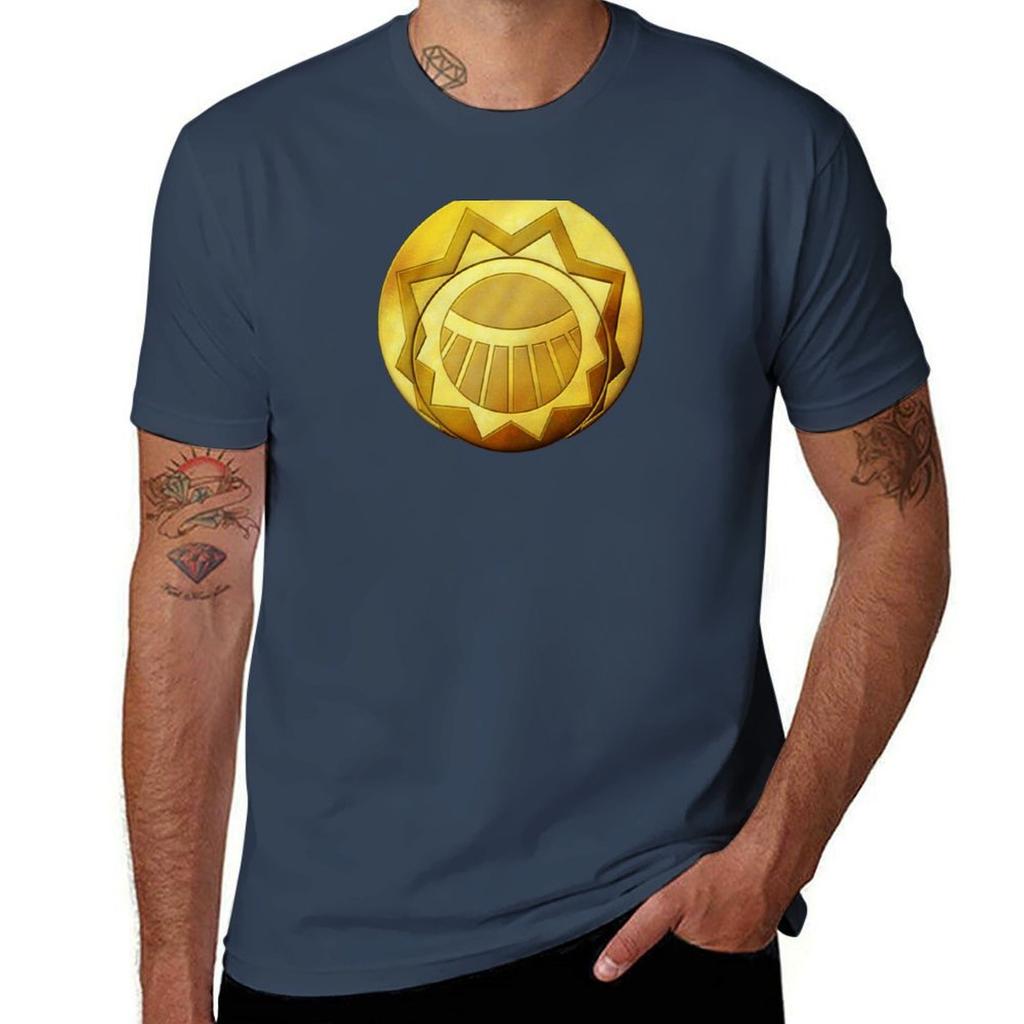 Estebans Medallion Tshirt Sporty Casual Quick Dry Tshirt