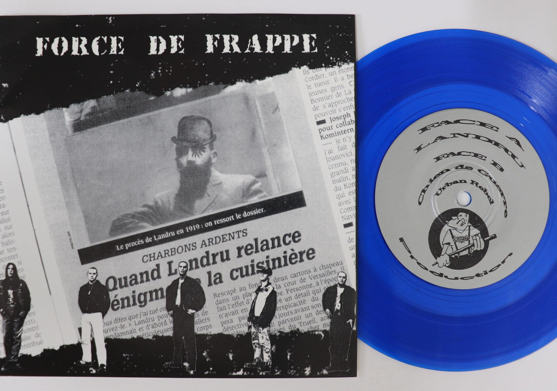 

7-дюймовая пластинка FORCE DE FRAPPE Landru 004 BLEACH 1993 Франция Рок Б/У