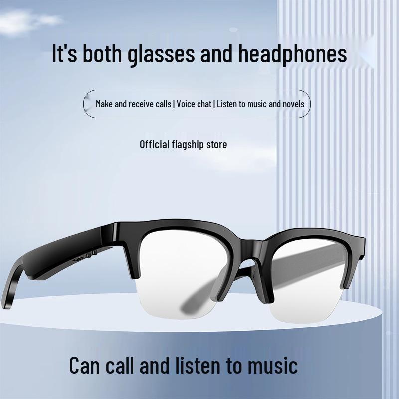 E60 Smart Audio Glasses: Discreet Design, Extended Battery, Lightweight Bluetooth Audio.