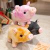 Cute Simulation Piglet Pig Doll Plush Toy Sow Zodiac Pig Doll Children Accompany Soothing Doll