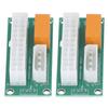 2 Stück Duales Netzteil Synchronisierungs-Starter IDE-Schnittstelle Dualer PSU-Adapter 4 Pin 24 Pin Dualer Stromanschluss für BTC Miner