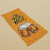 Custom Beer Time Beach Towel Personalized Name Print Soft Quick-Dry Large Bath Towel for Beer Lovers Travel Swim Pool