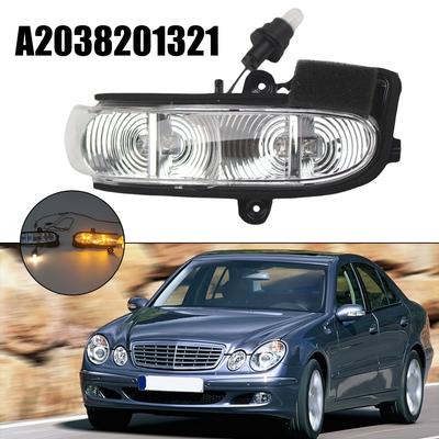 12V Car Turn Signal Light Exterior Mirror Light Car Rearview Light 12V Voltage Easy Installation For Benz E-Class W211