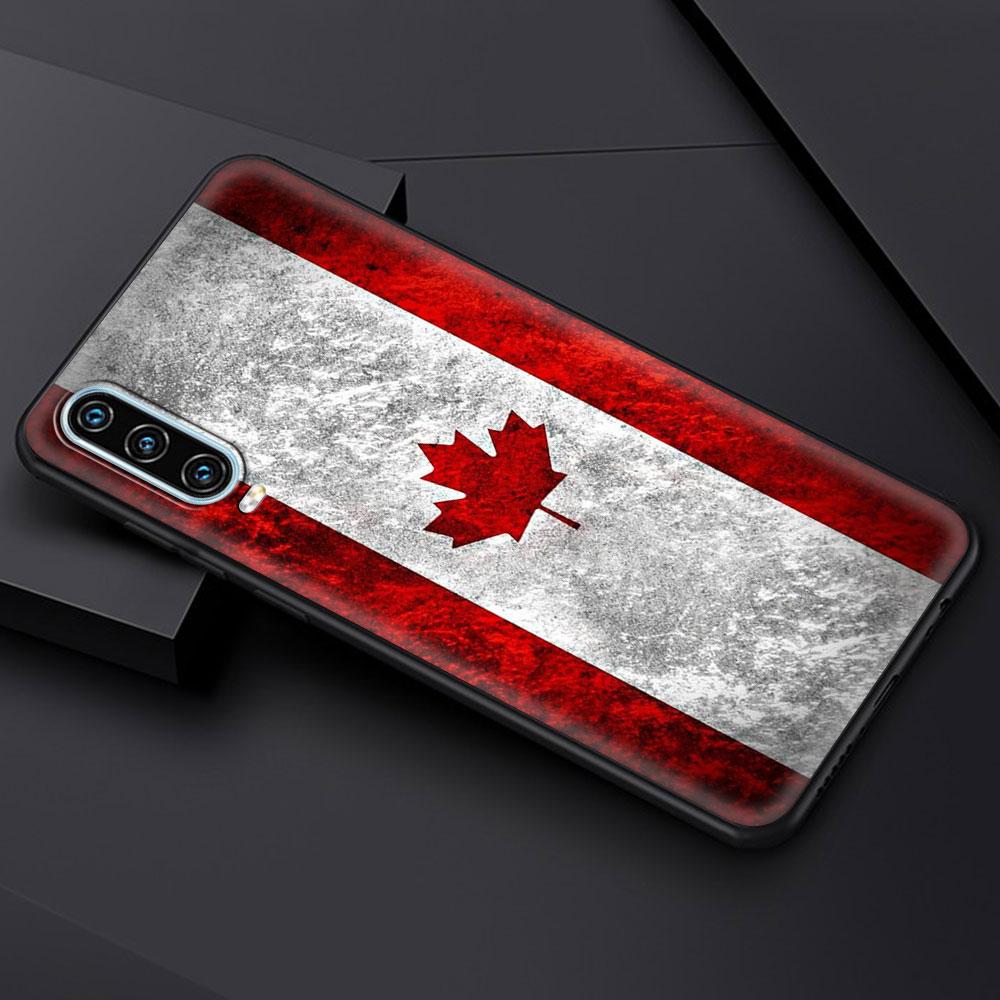 Maple Canada Flag Football For Huawei P30 Lite Phone Case For Huawei P50 Pro P20 P40 Lite E P Smart Z 2021 Y6 Y9s Y7a 2019 Cover