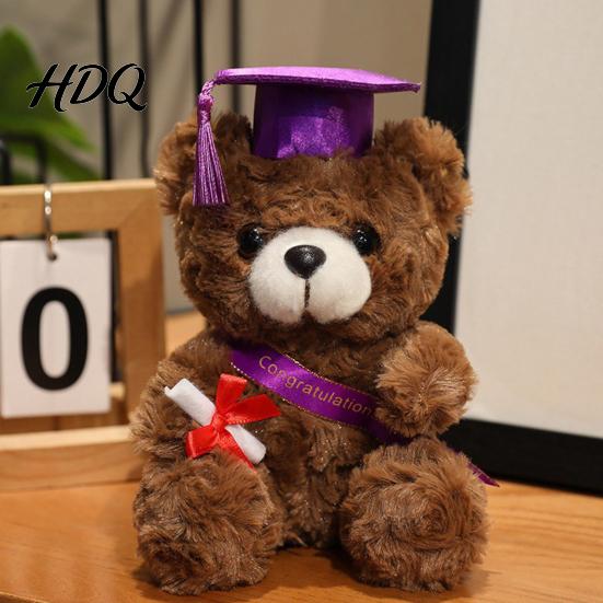 Personalized Stuffed Animal Gift Graduation Gifts 2026 for Her 7-Inch Teddy Bear Soft Celebration Plush Mascot College High School Grade Keepsake