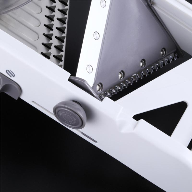 Multifunktionaler Gemüseschneider Edelstahl Schneidemaschine Küche Obst Gemüsehobel