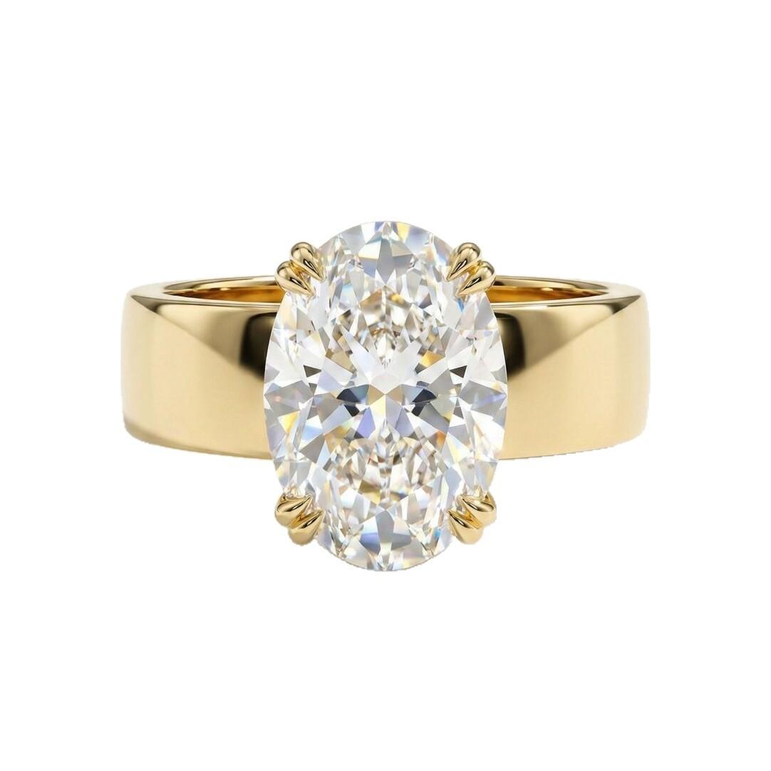 CEICI 4.5CT Oval Cut Moissanite