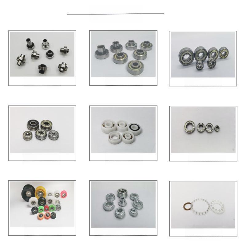 Sliding Door Wardrobe Pulley: 6x38x9 U-Groove Wrapped Nylon Roller