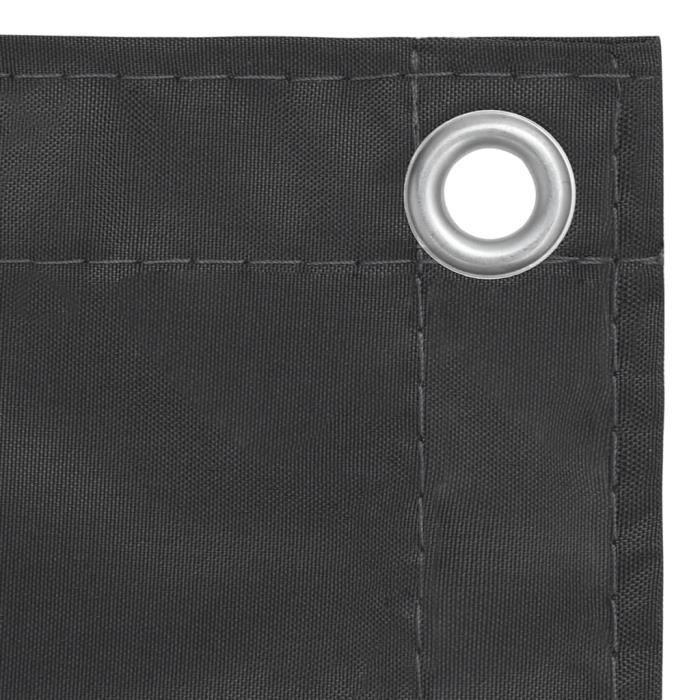 Écran de balcon Anthracite - vidaXL - 120x300 cm - Imperméable - Protection UV - Oeillets en aluminium