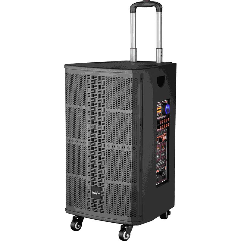 Runpu 15-inch 3-Way Portable PA System with Microphone (CN version)