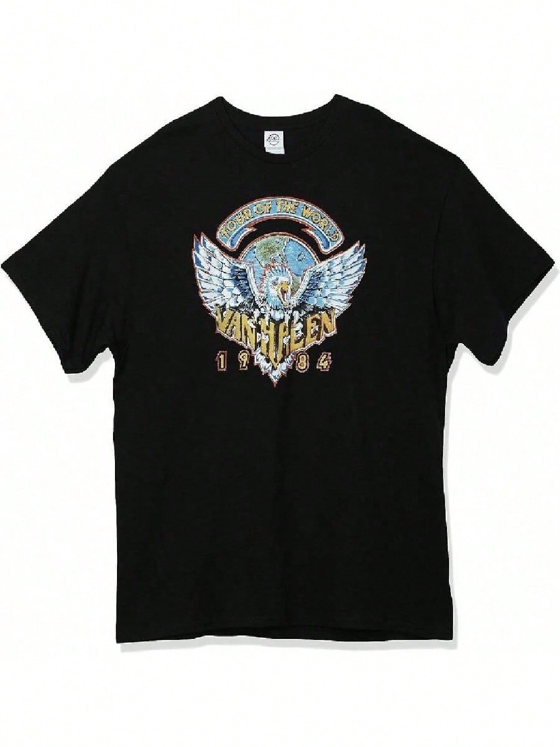 FEA unisex s Van Halens 1984 Tour Of The World unisex s T-Shirt S разноцветный