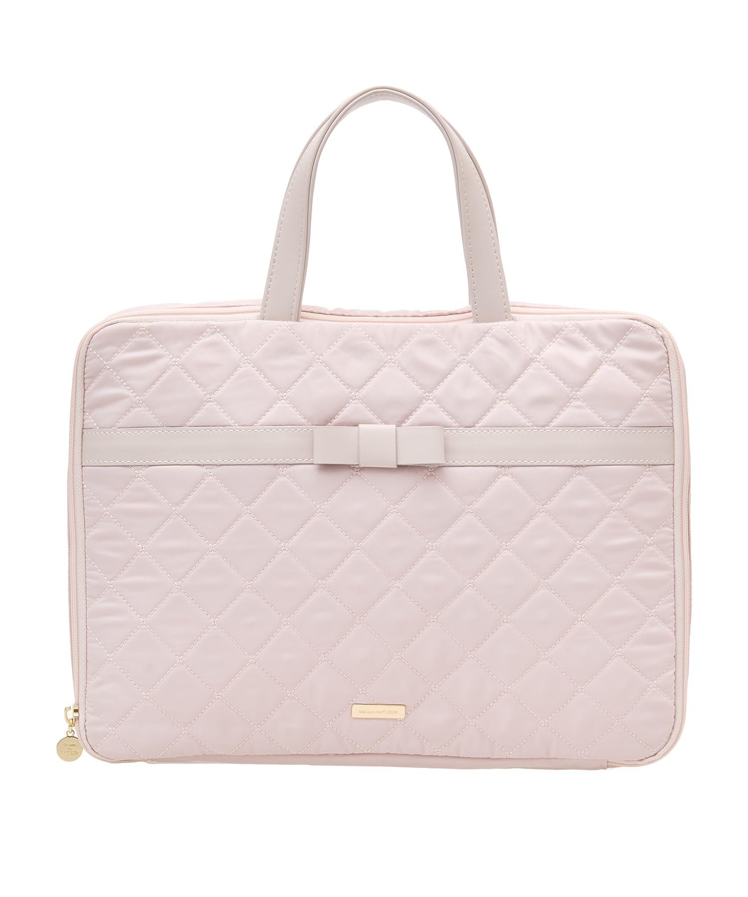 Maison de FLEUR Opera Ribbon Quilted PC Case, Pink, 08000247300