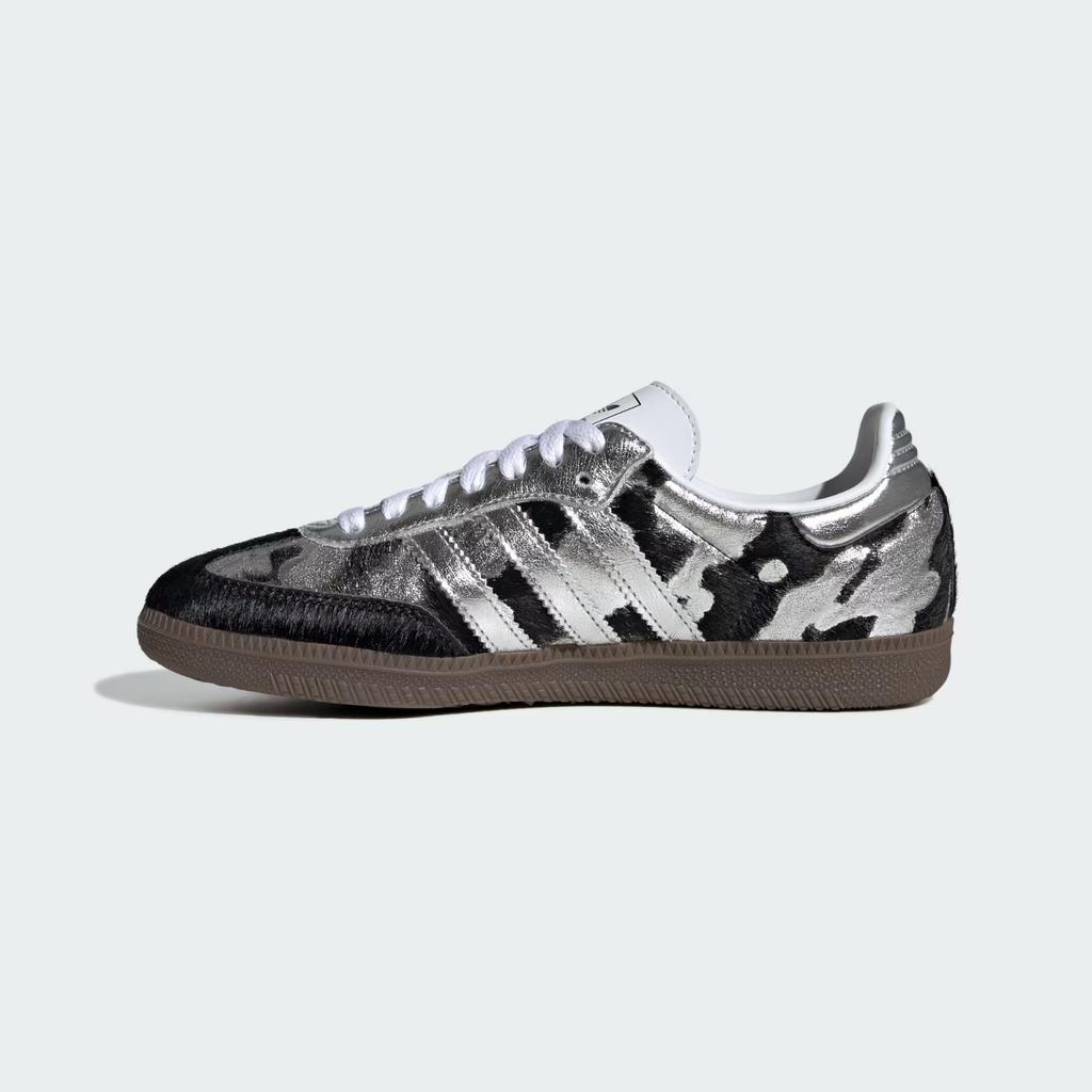 KJ2313 adidas Samba OG Pony Hair "Core Black/Silver Metallic" (Vrouwen)