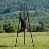 Stativ Wild-Heber, 500 lbs Tragfähigkeit, Jagdwild-Heber Winde Lift mit Wildhaken & Manueller Winde, Jagdwild-Abhäuten und Reinigungszubehör für