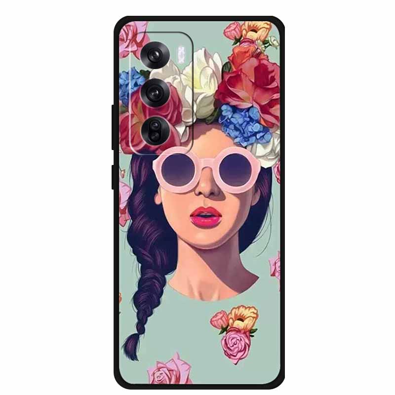 For Oppo Reno12 Pro 5G Cases Shockproof Phone Cover Soft Silicone Fashion Cool Cases for OPPO RENO 12 PRO CPH2629 Bumper Coque