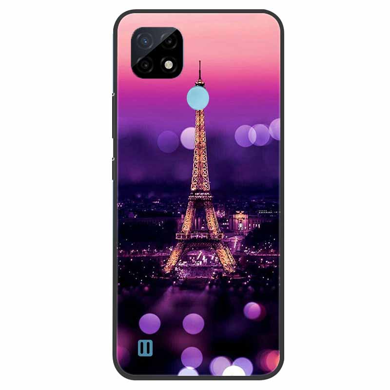 Pro Realme C21 Pouzdro Nárazuvzdorné Měkký silikon TPU Zadní kryt Pro Realme C31 C21Y C25S C25 Pouzdra na telefony Realme C21 C31 Roztomilý kreslený