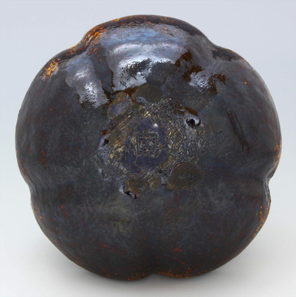 Utsuwa Roan Small Bowl, Old Seto, 11cm, Seto Ware, Masanori Hatano, Flower-Shaped Small Bowl