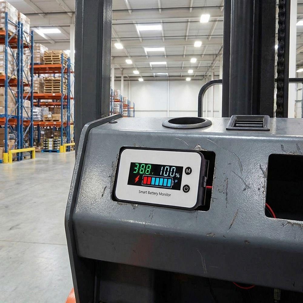 Buzzer Alarm Battery Voltage Meter IPX7 Waterproof Battery Monitor Temperature Meter  Electric Bike