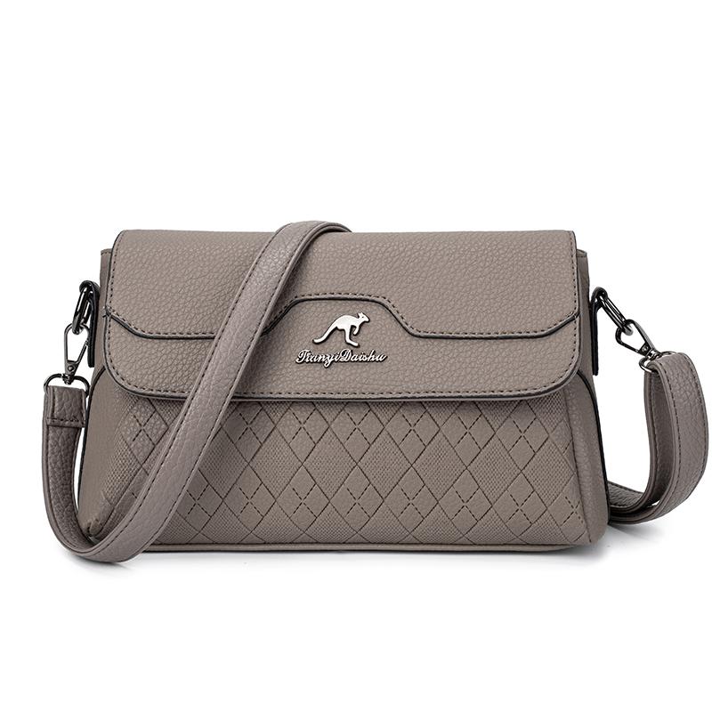 Luxus Design Damenhandtaschen Neue Hochwertige Leder Umhängetasche Für Frauen Weiblich Retro Und Minimalistisch Crossbody Taschen Geldbörse