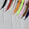 Kurojin McQueen 1.8cm Wide Flat Canvas Shoelaces - Solid Color Casual Sports Shoes