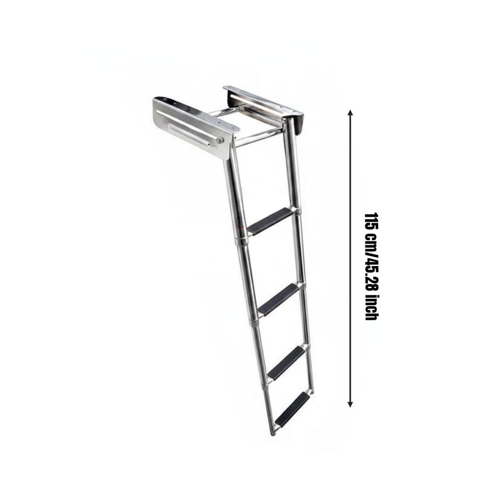 Extendable Boat Ladder Foldable Folding Boarding Marine Hardware for
