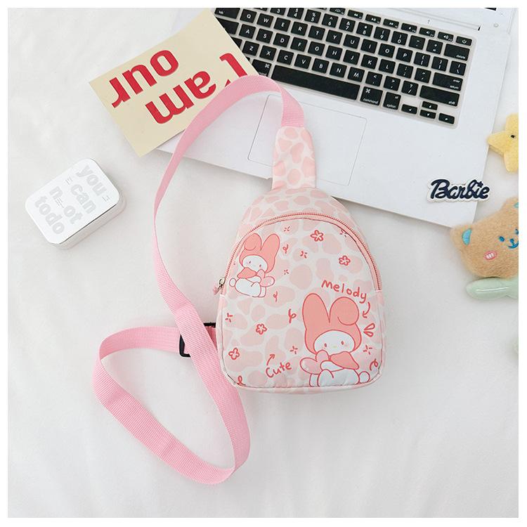 School bag Children's chest bag Cartoon fashion Children's shoulder oblique casual versatile accessories change bag