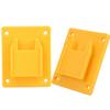 2PCs Suitable for Milwaukee M18 18v  20V Power Tool Machine Wall Shelf Fixing Devices Jaune