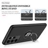 Suitable for Samsung S25 Ultra Magnetic Suction Bracket Anti Fall Mobile Phone Case A53 Hidden God Ring Protection Case