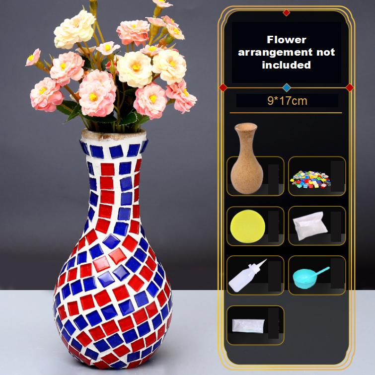 Mosaic Vase Diy Handmade Materials Pack Children's Creative Puzzle Kindergarten Handmade Toys
