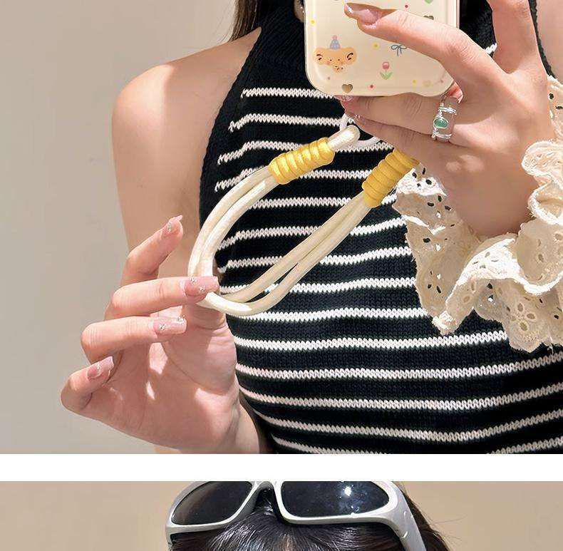 Xiaomi 17 Pro Max Phone Case with Lanyard - Butterfly & Little Elephant Design