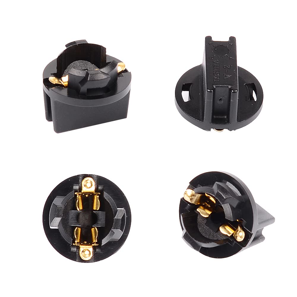 HUIQIAODS T10 LED Bulb Socket Wedge Base Car Light Holder (10 Pcs)