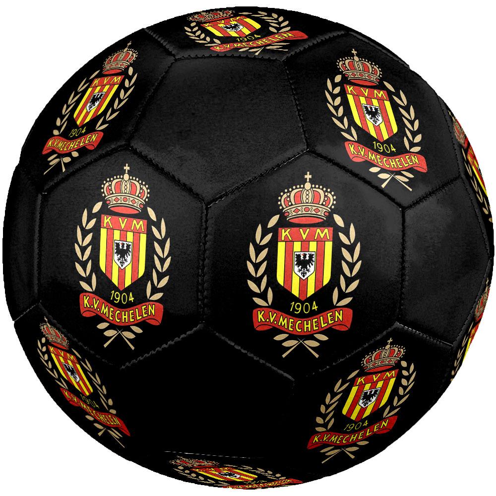 KV Mechelen Size 5 Soccer Ball, Machine-Stitched PVC, Durable & High Bounce, All Ages Fit, fan merchandise, matches & outdoor use.