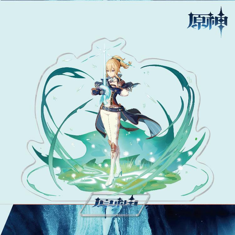 Game Anime Model Open World Impact Acrylic Cosplay Character Stand Painted Desk Decor Ornament Gift 15cm