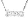 Lemegeton Custom Name Necklace Corrosion Textured Pattern Pendant Women Men Stainless steel Jewelry Personalized Party Gifts