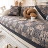Cotton and Linen Sofa Cushions For Seasons Anti-Slip and Stain-Resistant Seat Pads  Model Linen and Coarse Fabric Sofa Cover