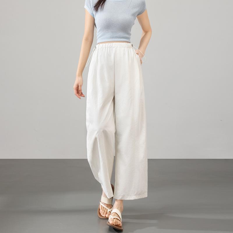 2026 Wide-Leg Maternity Pants: Spring/Summer, Thin Style, Belly-Friendly, Petite Fit 2XL