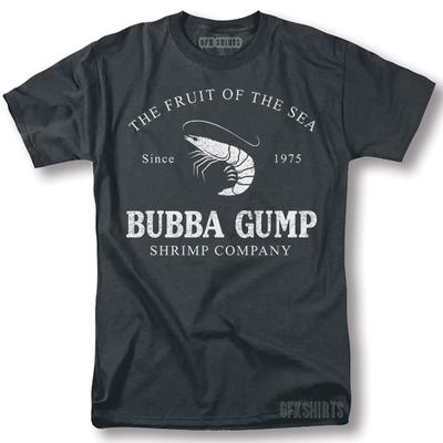Bubba Gump Shrimp Company Shirt Forest Gump Sarkastisches Grafik Neuheit T-Shirt
