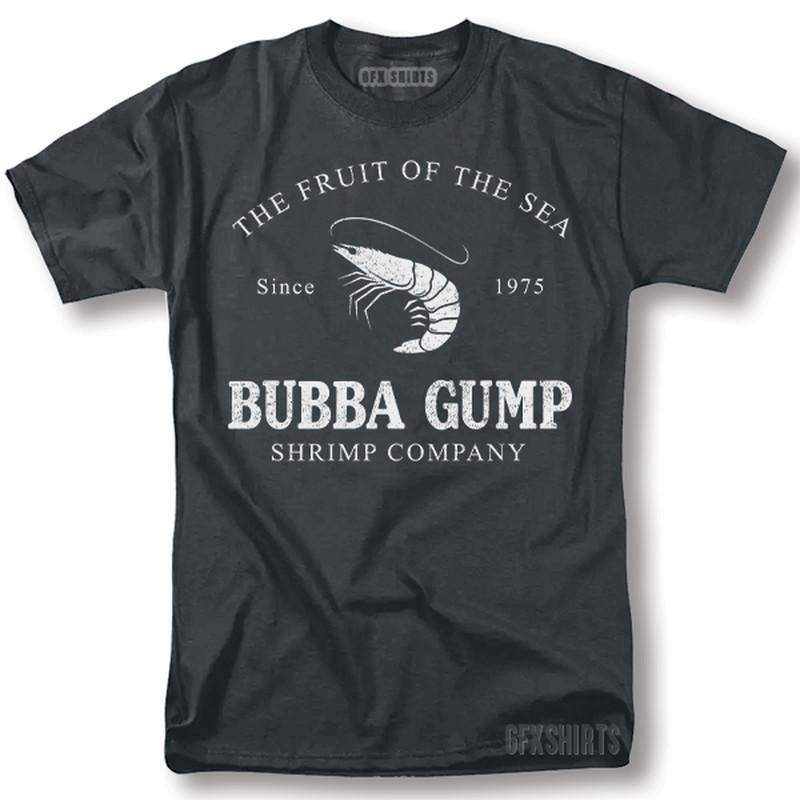Футболка Bubba Gump Shrimp Company, футболка с саркастическим графическим принтом по мотивам фильма «Форрест Гамп» L