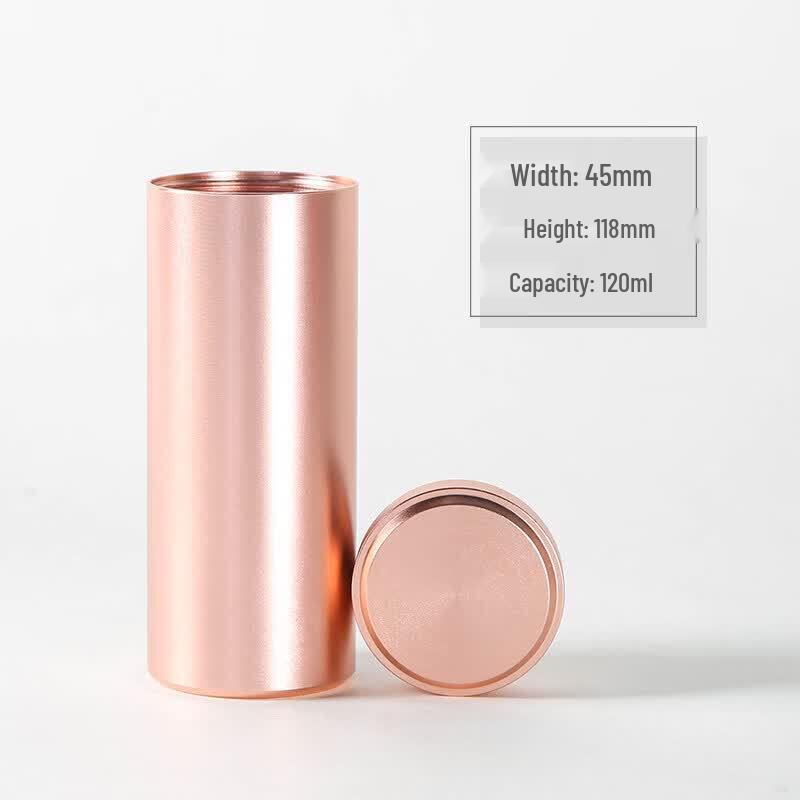 Portable Aluminum Alloy Mini Tea Caddy