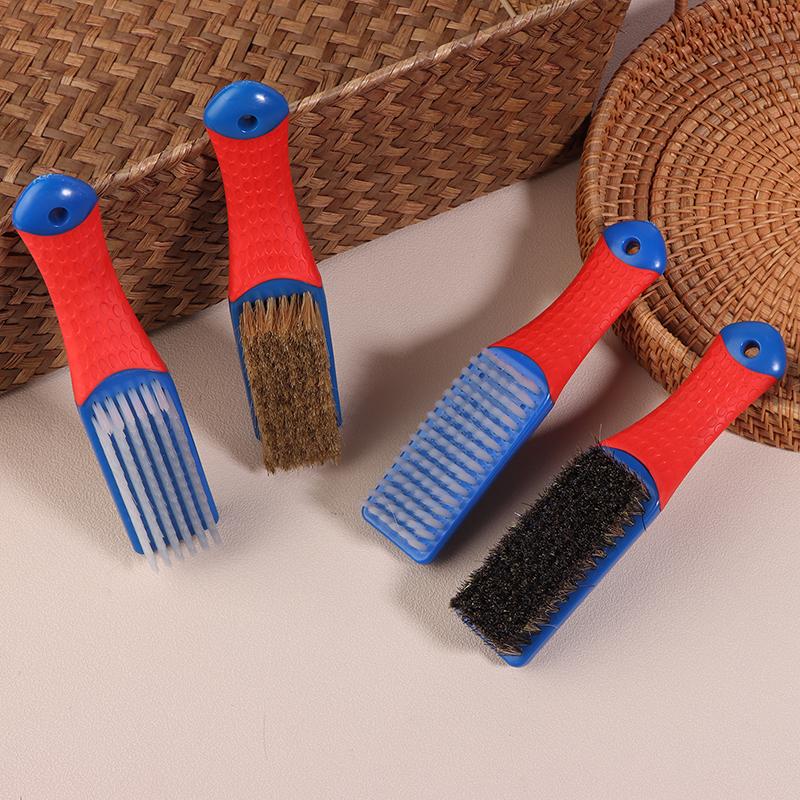 Wire Brush/Bristle Brush/Nano Silk Brush W Silicone Handle Grip For Rust Wielding Slag Dirt Paint Scrubbing With Deep Cleaning