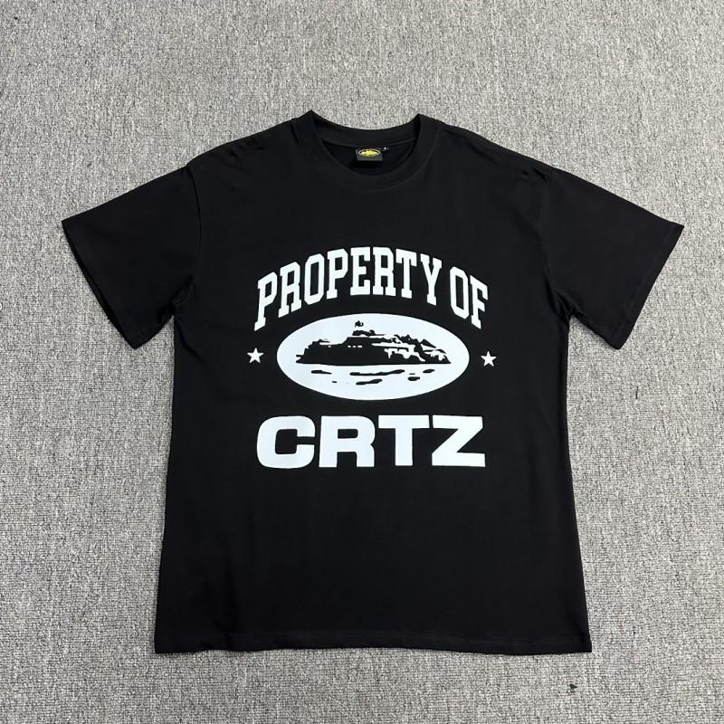 Corteiz Streetwear Graphic Tee Unisex Oversized Cotton T-Shirt Hip Hop Casual Short Sleeve Top
