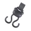 Adjustable Stroller Accessory Hanger Clip Double Hook Designing Easy Installation No Tools Required for Busy Parents