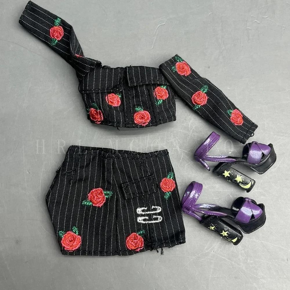 Original Multi Style Rainbow Middle School 28cm Doll Clothes and Shoes Set Fashion Dressing Girls' Holiday Gift Toys