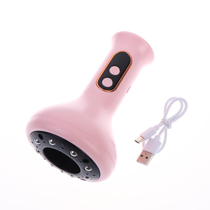 Rechargeable Scraping Massager Vibration Hot Compress Meridian Brush Body Shaping Lymphatic Detoxification Dredging