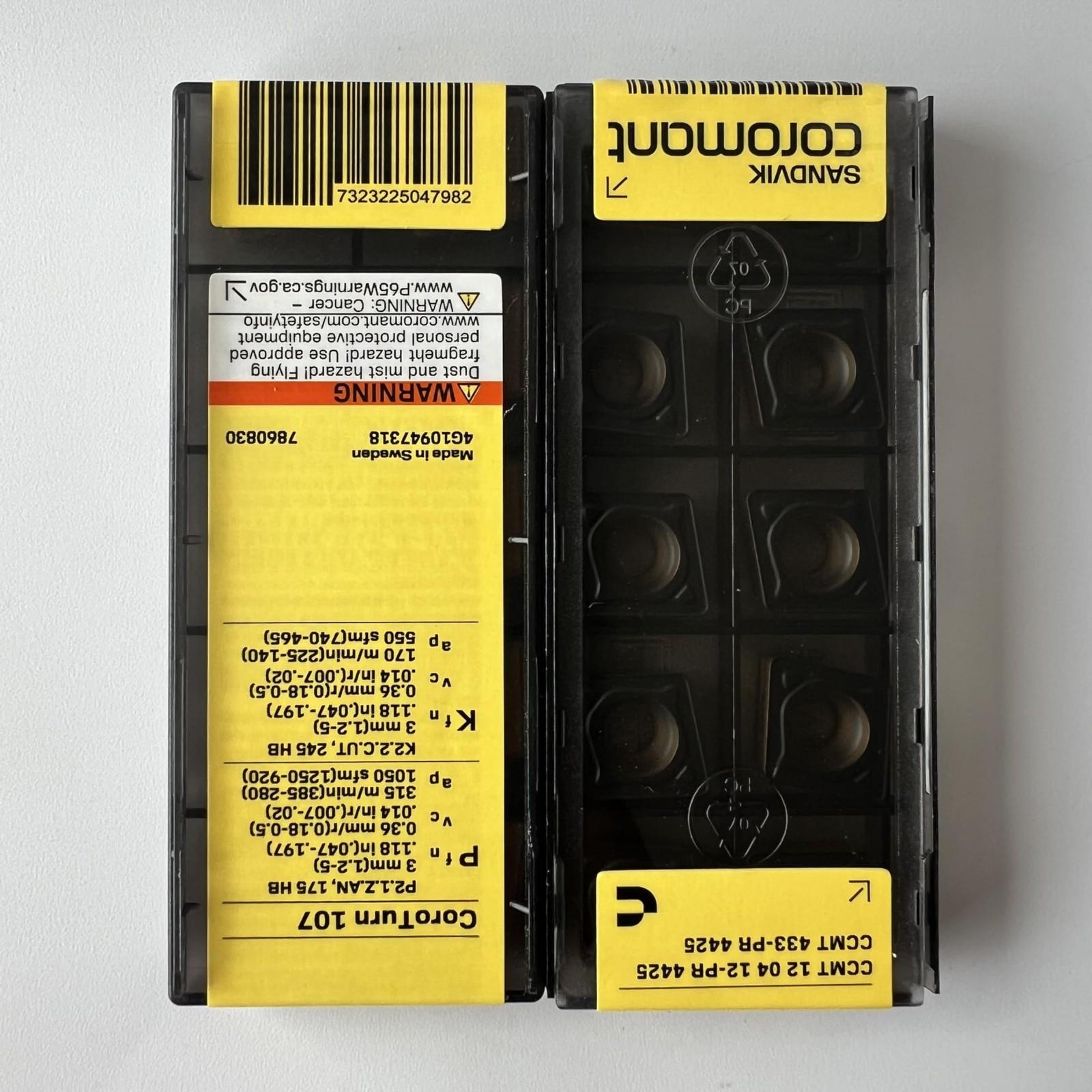 

SANDVIK / CCMT120412-PR 4425 / Original Swedish hard alloy blade 10 Pcs