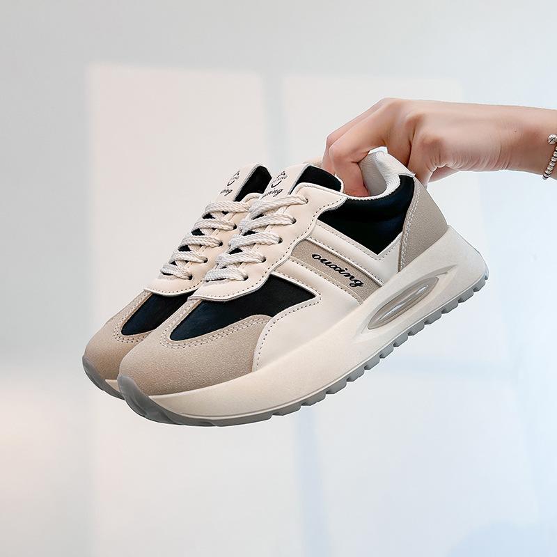 

ins Korean version of the new dad shoes for women 2025 spring student running sports platform heightening casual shoes for women G6803 40 чёрный