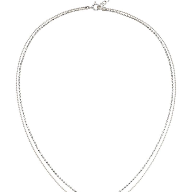 TOU SS014 Layered Ball Chain Necklace