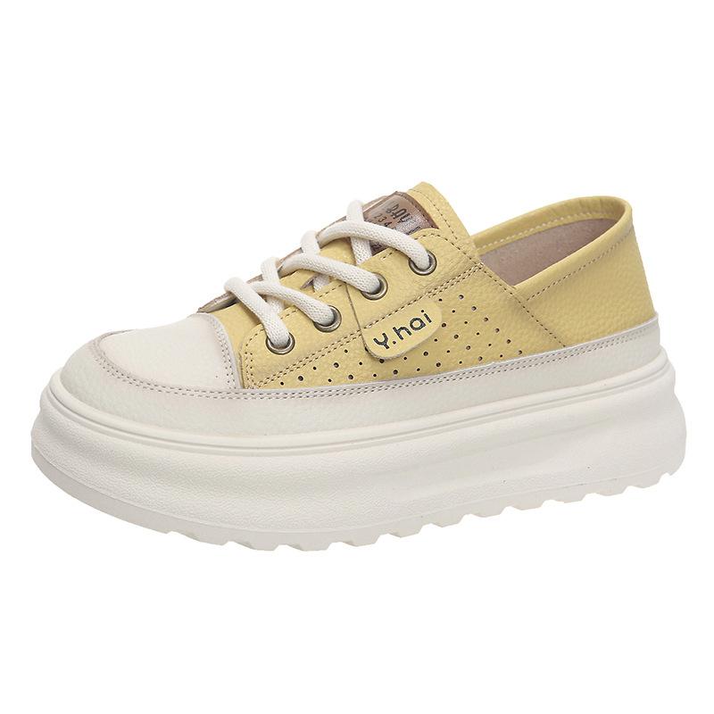 Y.HI versatile board shoes summer platform shoes sports shoes breathable ins fashion women's shoes round head