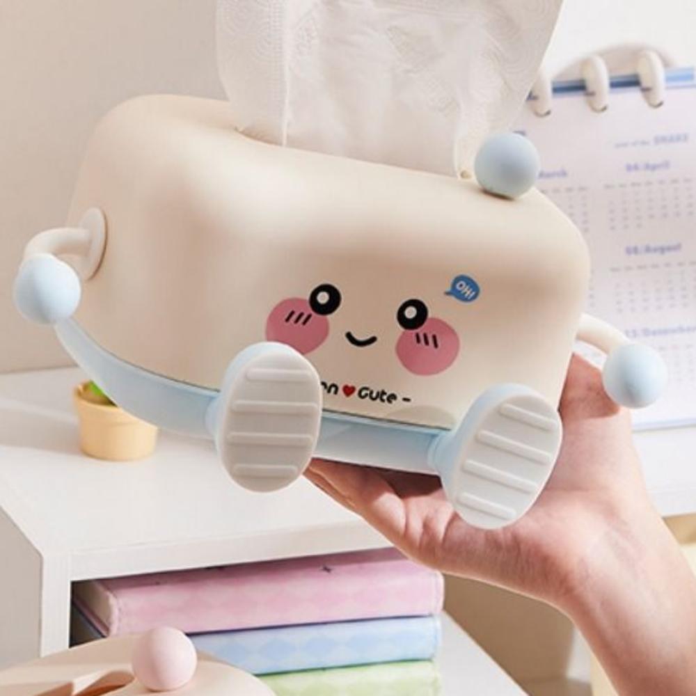 Plastic Paper Towel Holder Large Capacity Napkin Storage Case  Desktop Decoration